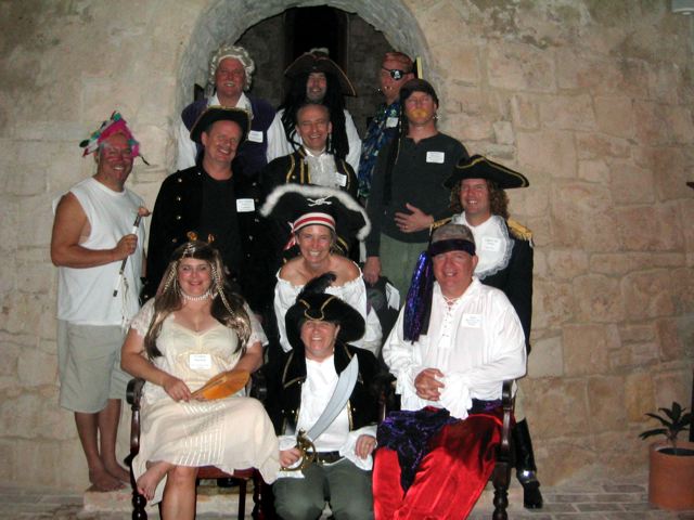 A Dead Man's Chest – pirate group shot 
								– Bill Edgin